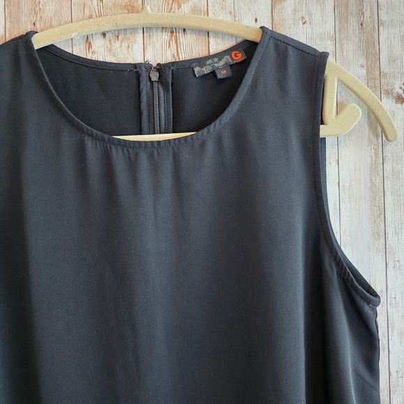 G By Guess Black Sleeveless Top Size S - Picture 2 of 9